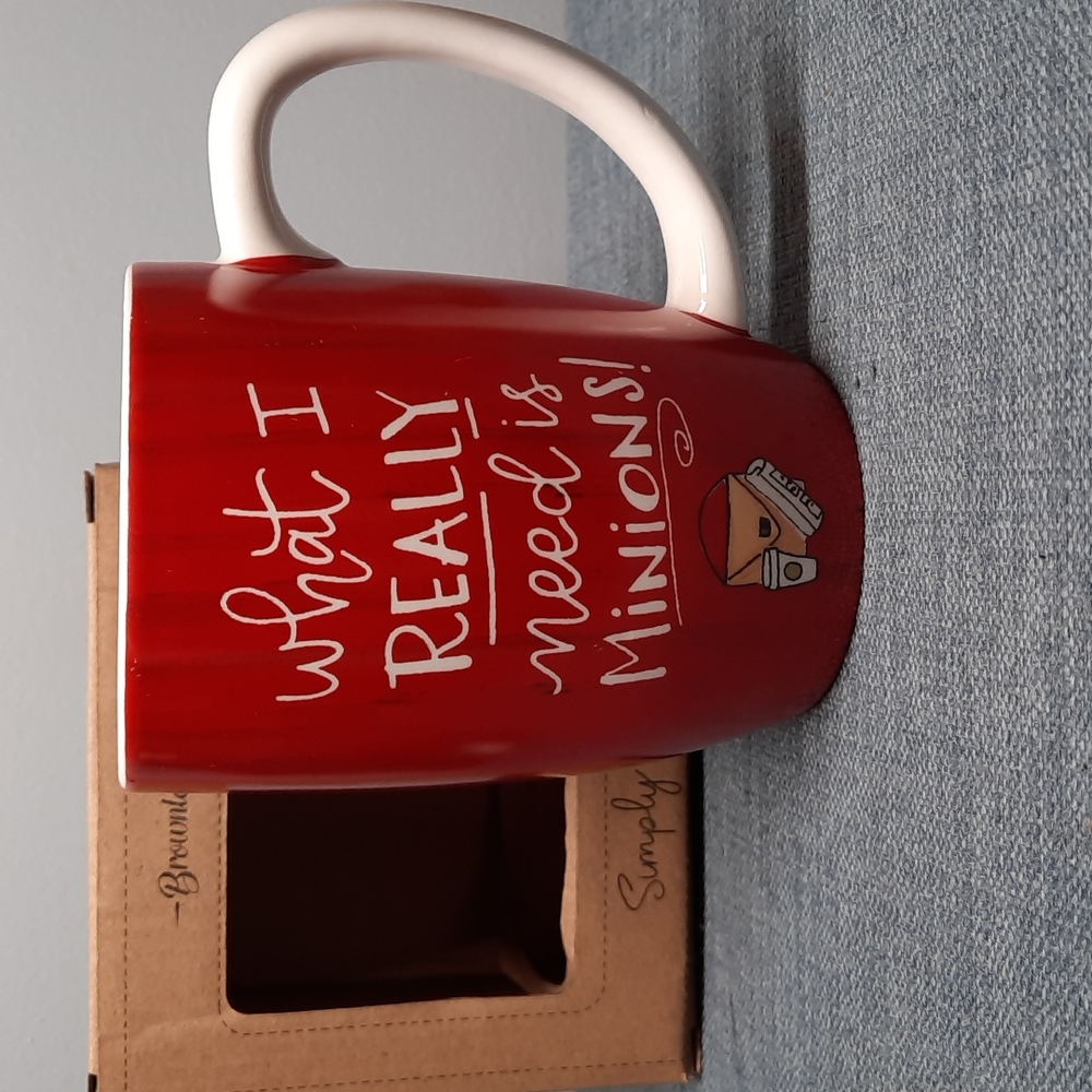 Coffee Tea Cup Mug Need Minions Boss Lady Office Worker *As Is* Flaws